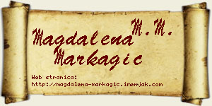 Magdalena Markagić vizit kartica